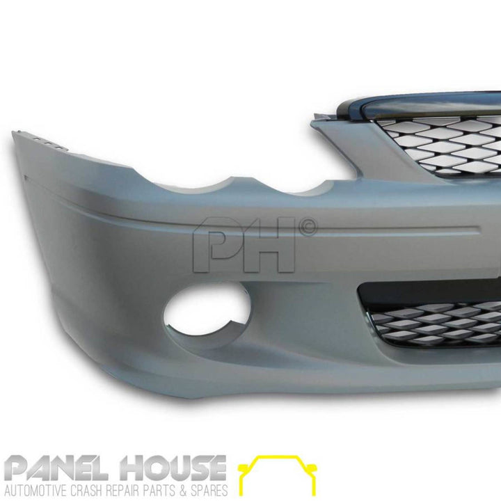 Front Bumper Bar + Grilles fits Ford BA Falcon XR6 XR8 XR6T 2002 - 2005