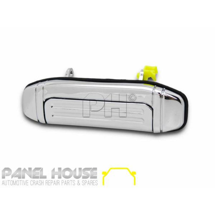 Outer Door Handles PAIR Front Chrome Fits Mitsubishi Pajero NH NJ NK NL 1991 - 2000