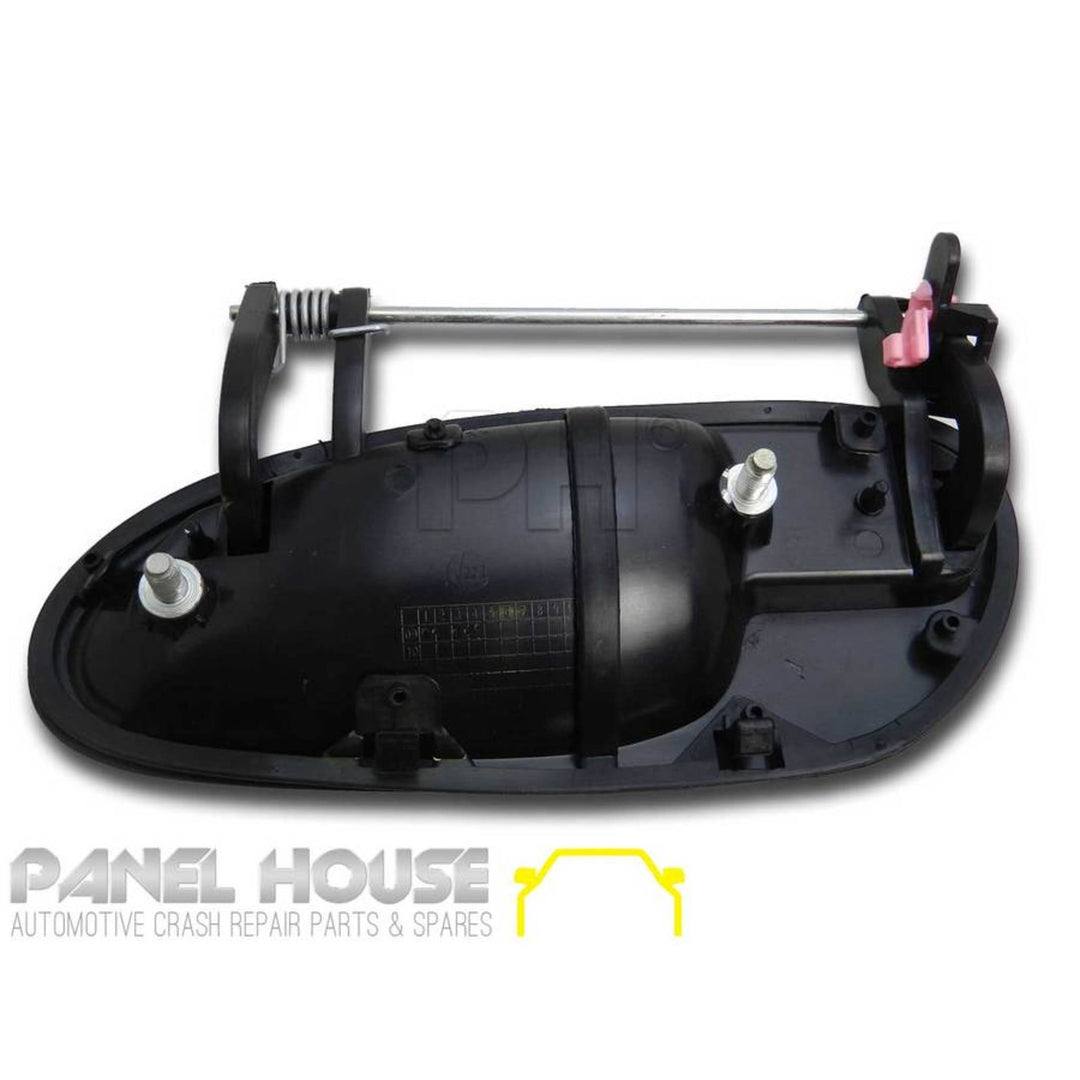 Door Handle RIGHT Rear Black Outer fits Holden Commodore VT VX VY VZ