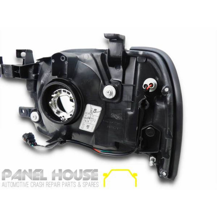 Headlights PAIR Fits Nissan Navara D22 2001 - 2014