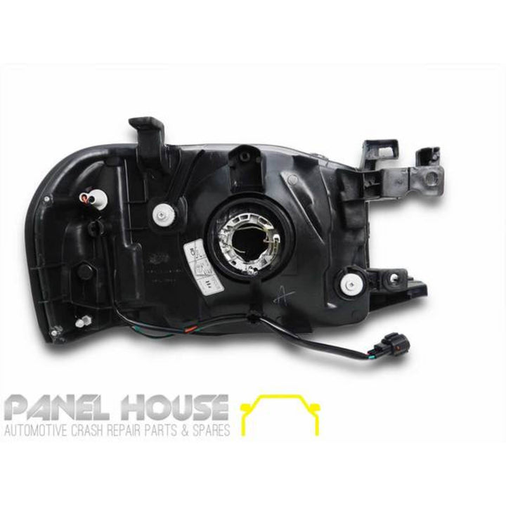 Headlights PAIR Fits Nissan Navara D22 2001 - 2014
