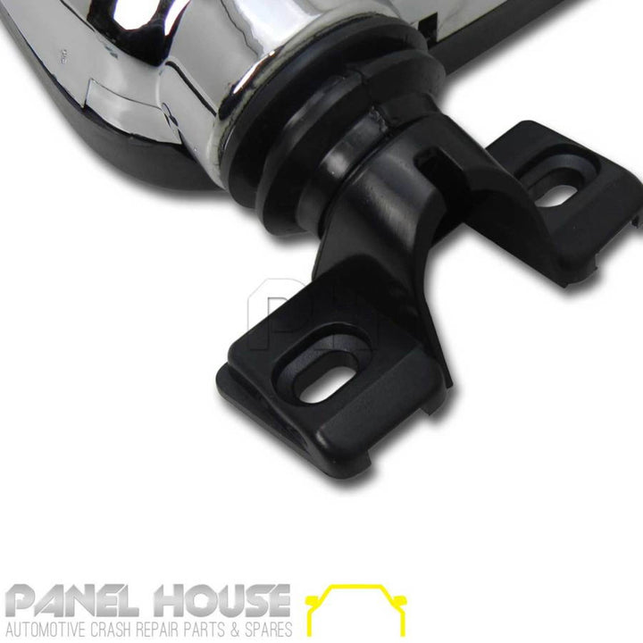 Door Mirrors PAIR Skin Mount CHROME fits Holden TF Rodeo Ute 89-96