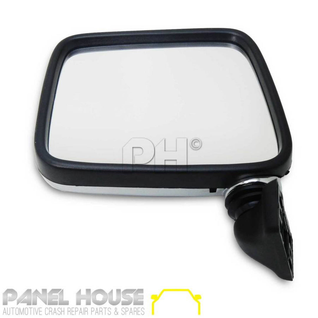 Door Mirrors PAIR Skin Mount CHROME fits Holden TF Rodeo Ute 89-96