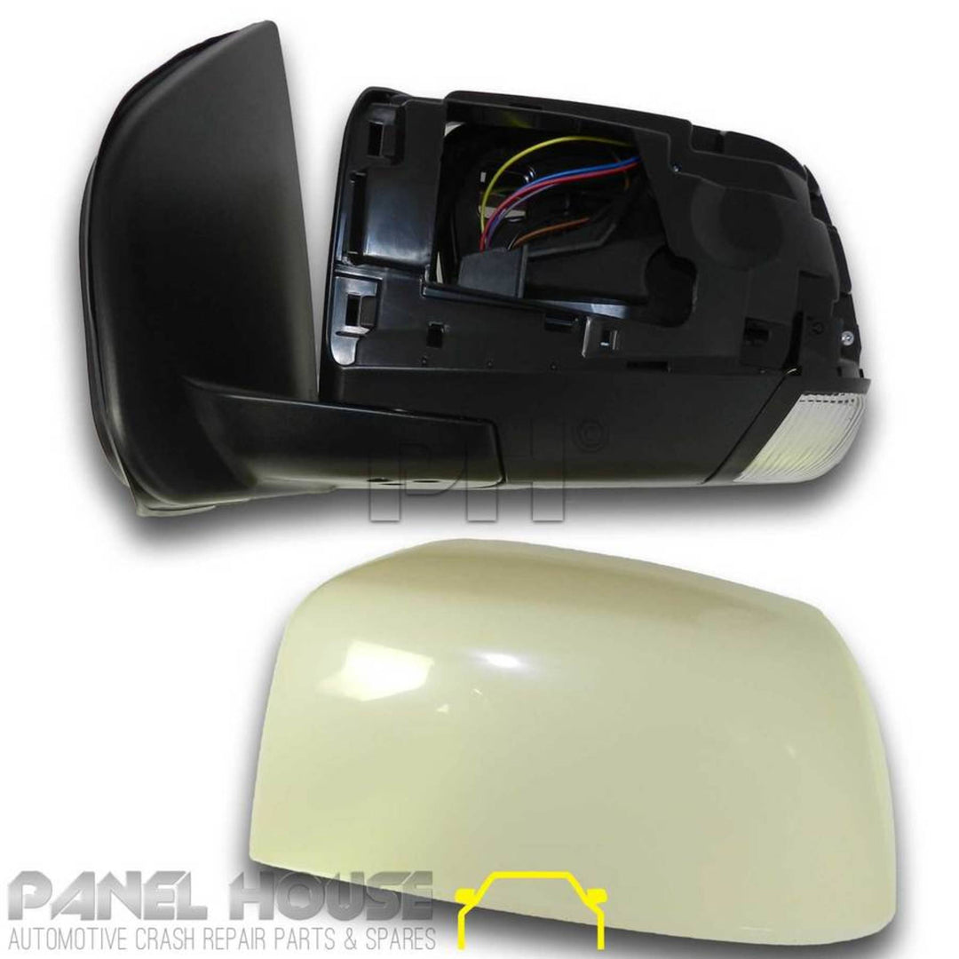 Door Mirror LEFT Primed/Painted type With Indicator fits Isuzu DMAX 2012 - 2020