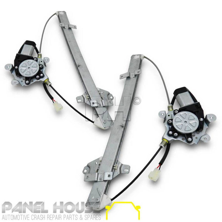 Window Regulator & Electric Motor PAIR fits Mitsubishi CH Lancer 03-07