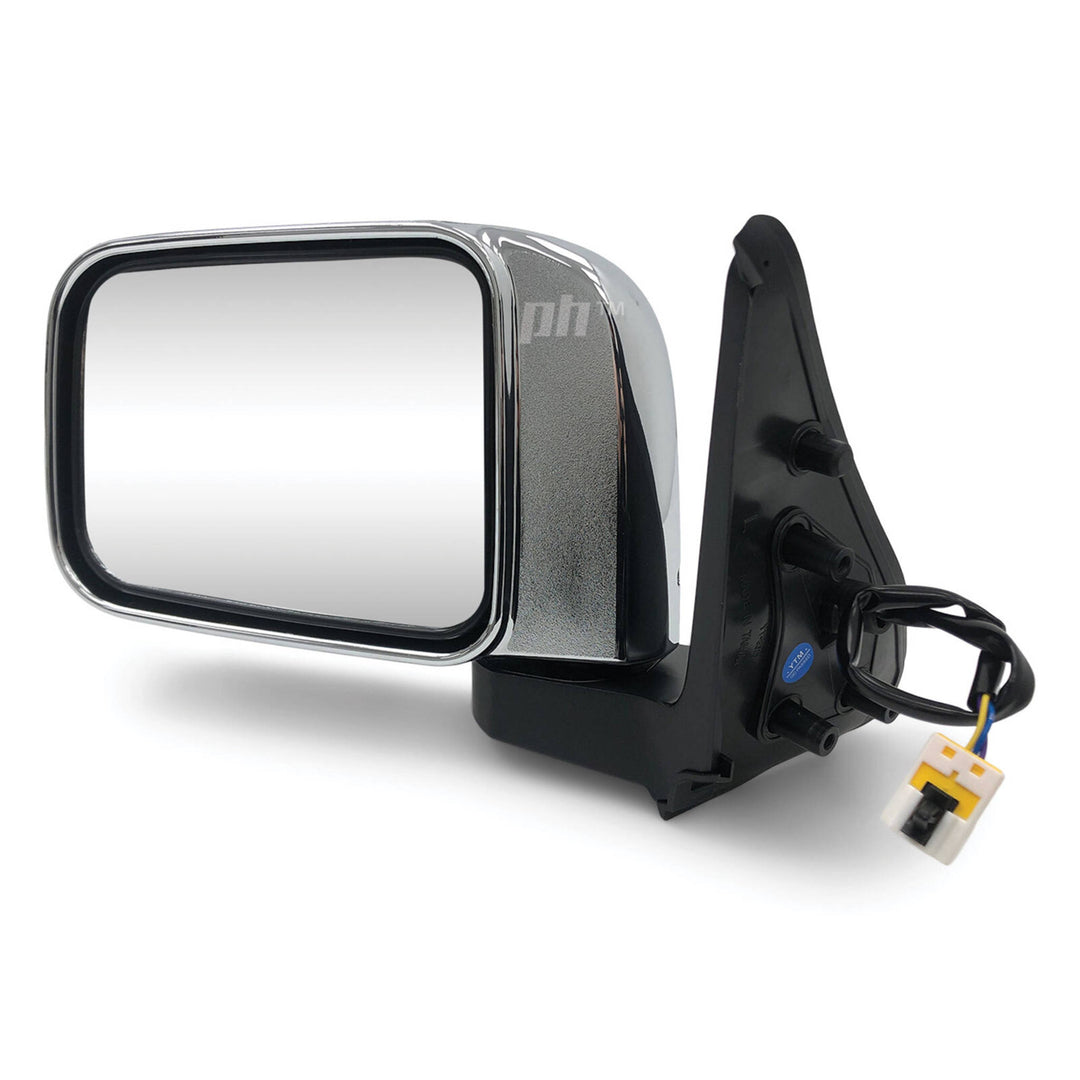 Door Mirrors PAIR Chrome Electric Fits Nissan Patrol GU Wagon 1997 - 2004