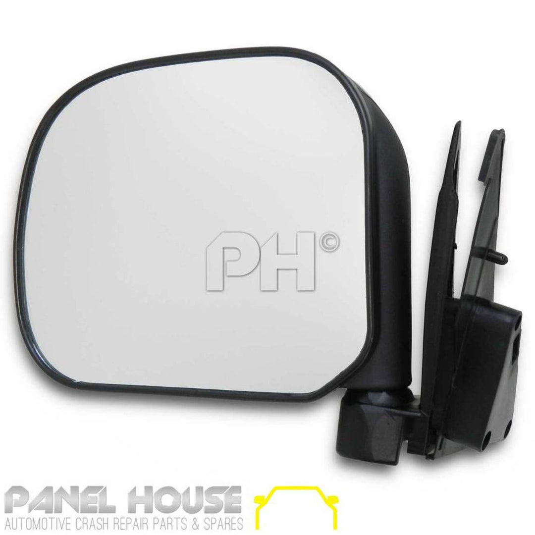 Door Mirrors PAIR Black Manual Fits Toyota Hiace 89-05 100 Series RH+LH