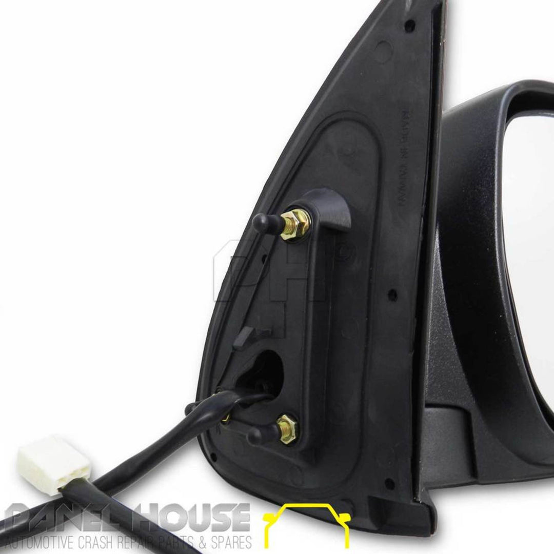 Door Mirror PAIR Chrome Electric Fits Toyota Hilux 2005 - 06/2010