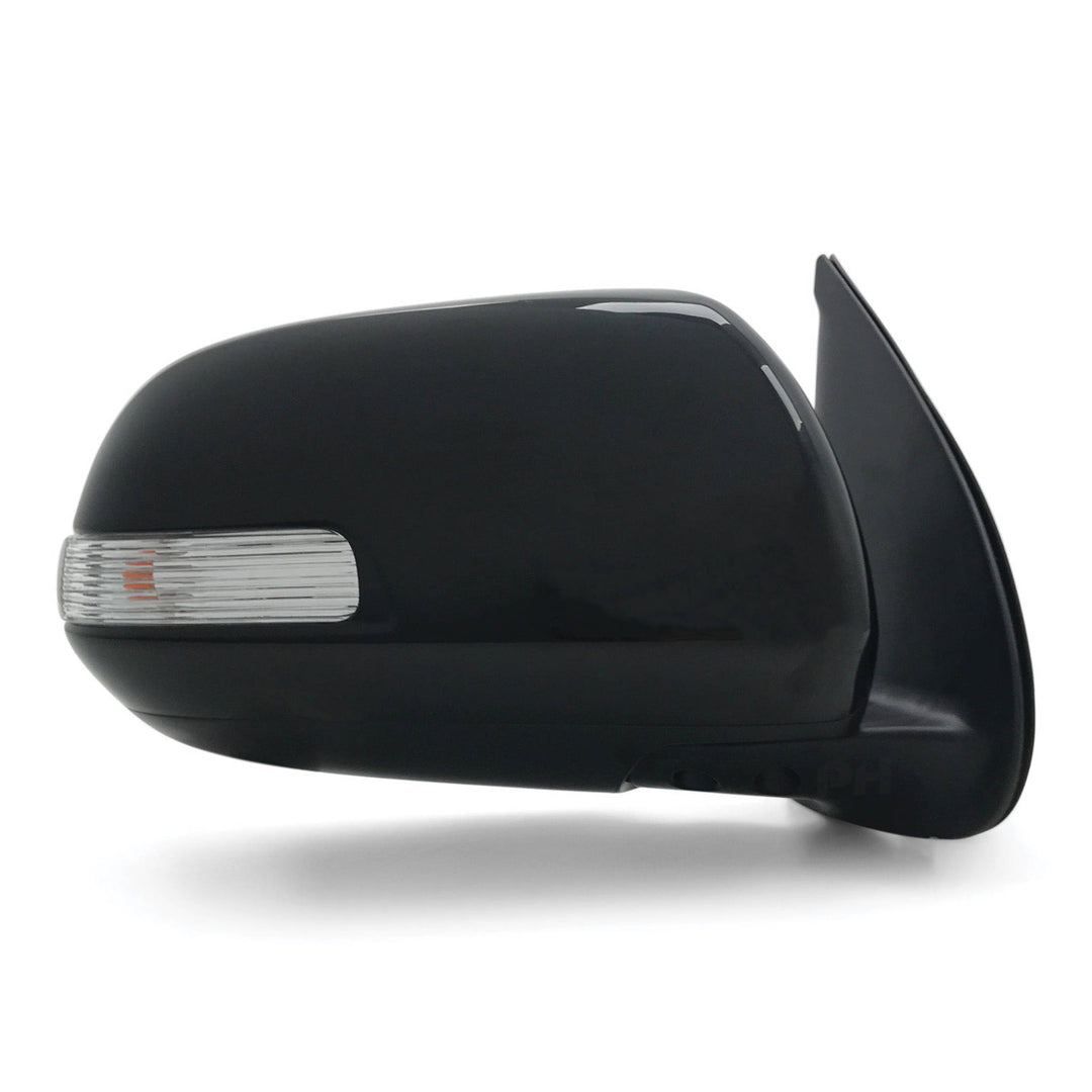 Door Mirror Black With Indicator PAIR Fits Toyota Hilux SR5 2011 - 2014