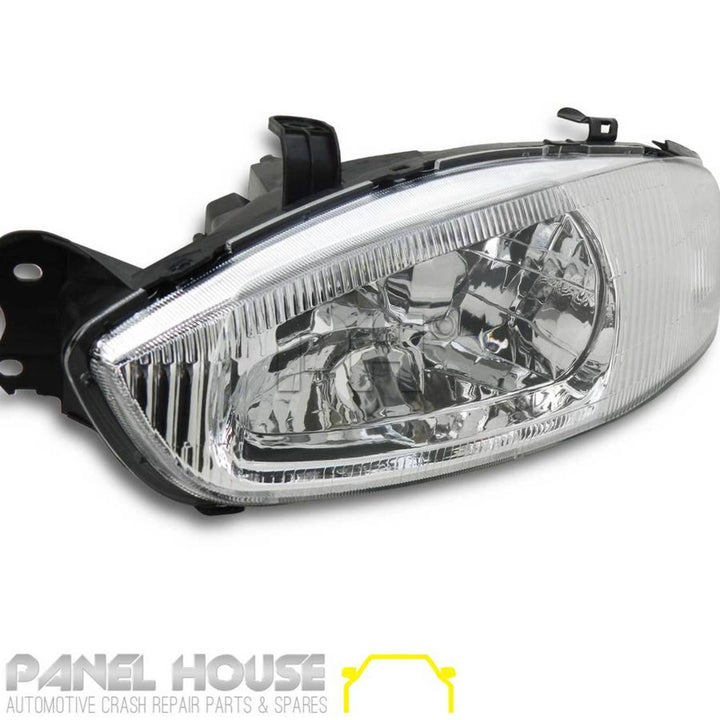 Headlights PAIR Fits Mitsubishi CE Lancer Coupe 1998 - 2003