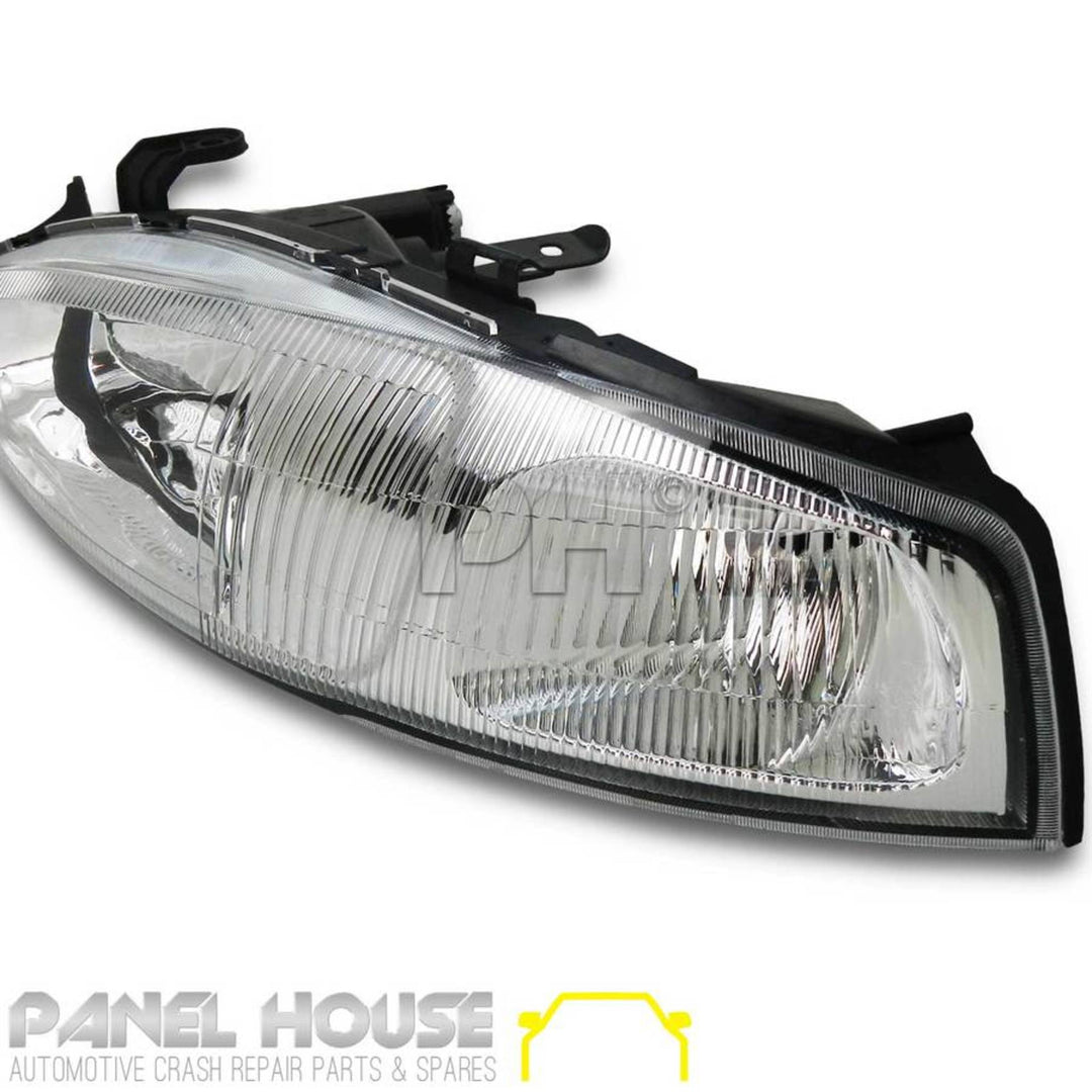 Headlights PAIR Fits Mitsubishi CE Lancer Coupe 1998 - 2003
