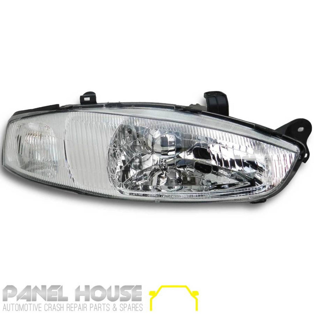 Headlights PAIR Fits Mitsubishi CE Lancer Coupe 1998 - 2003