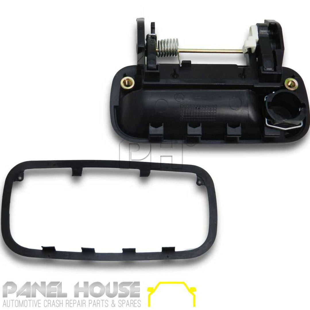 Outer Door Handle PAIR Front Black Fits Toyota Hilux 1988 - 2005
