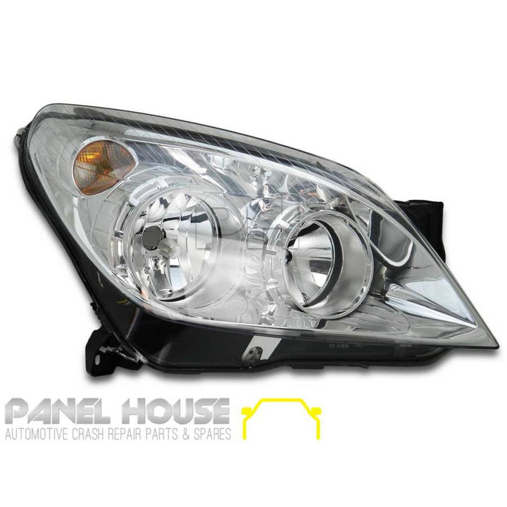 Headlights PAIR Chrome fits Holden AH Astra 2006 - 2009