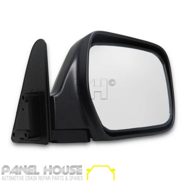 Door Mirror PAIR Black Manual Fits Toyota Landcruiser 80 Series 90-97