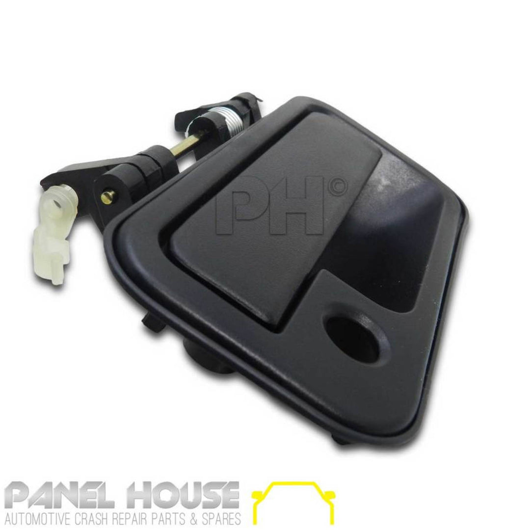 Outer Door Handle PAIR Black Front fits Holden Rodeo TF 1988 - 2002