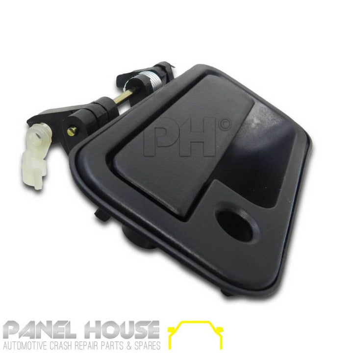 Outer Door Handle PAIR Black Front fits Holden Rodeo TF 1988 - 2002