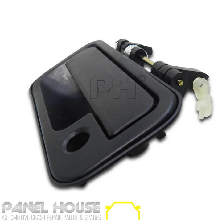 Outer Door Handle PAIR Black Front fits Holden Rodeo TF 1988 - 2002