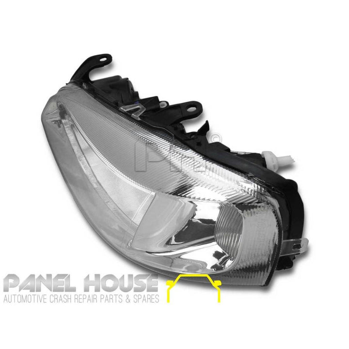 Headlights PAIR Chrome fits Holden TS Astra Sedan & Hatch 1998 - 2004