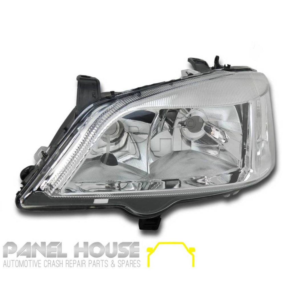 Headlights PAIR Chrome fits Holden TS Astra Sedan & Hatch 1998 - 2004
