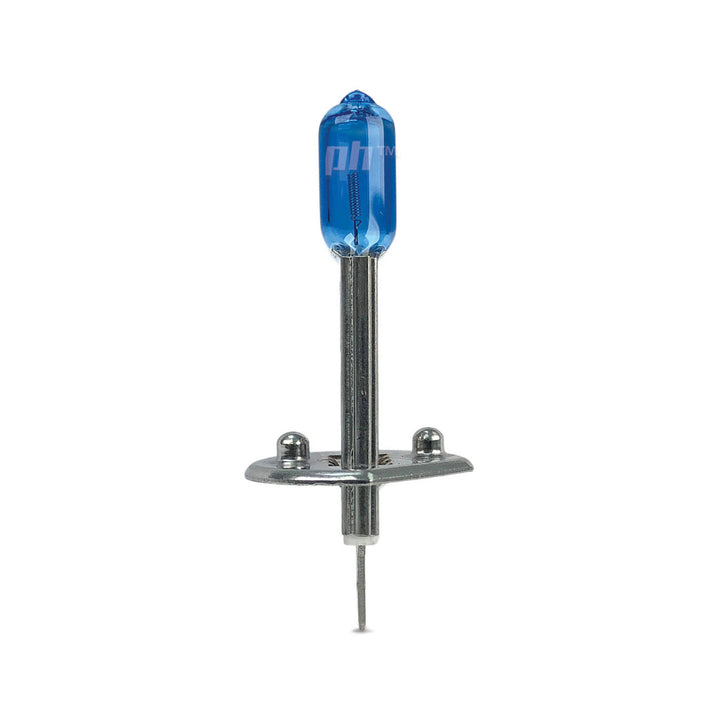 H1 Halogen Bulbs PAIR 5000K 12V 55W Super White Michiba Upgrade Globes