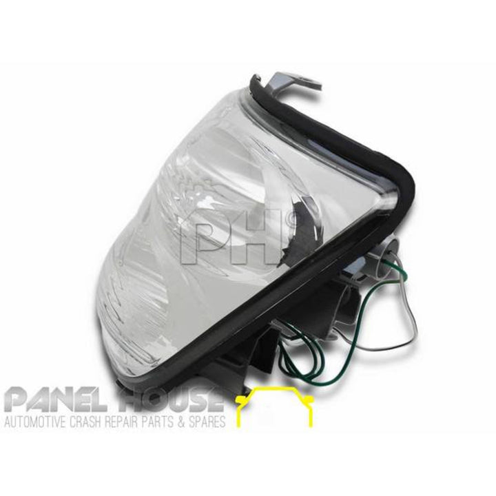 Headlights & Corner Lights PAIR fits Nissan Patrol GU Series 1 97-01 CLEAR ADR