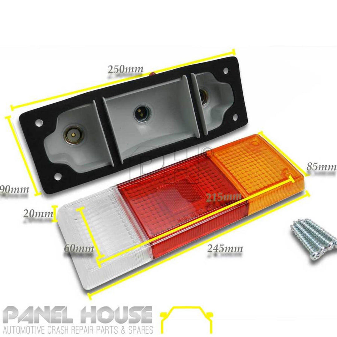 Tail Lights PAIR Tray Back fits Ford Ranger PJ PK PX 2006 - 2015