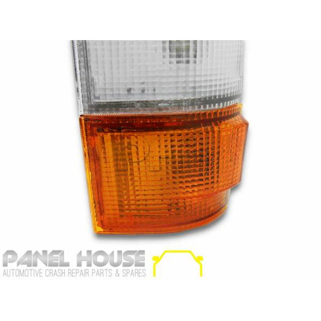 Corner Indicator Park Lights PAIR AMBER BOTTOM Lens Fits Toyota Hiace 1983 - 1985