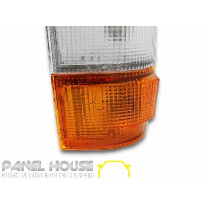 Corner Indicator Park Lights PAIR AMBER BOTTOM Lens Fits Toyota Hiace 1983 - 1985