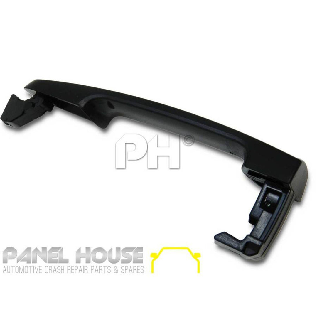 Door Handle PAIR Front Outer Black Fits Toyota HILUX 11-14 Ute