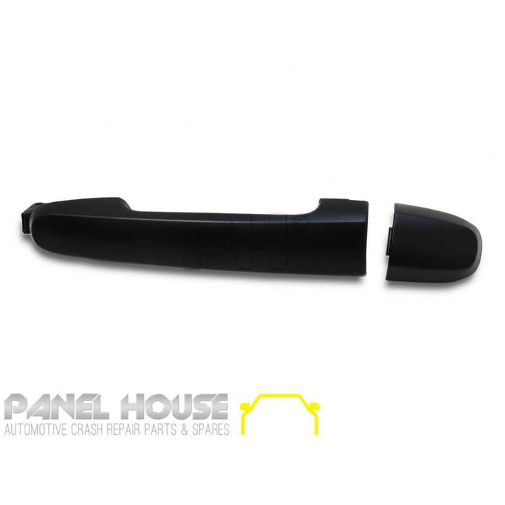 Outer Door Handles PAIR Front Black Fits Toyota Camry 2002 - 2006