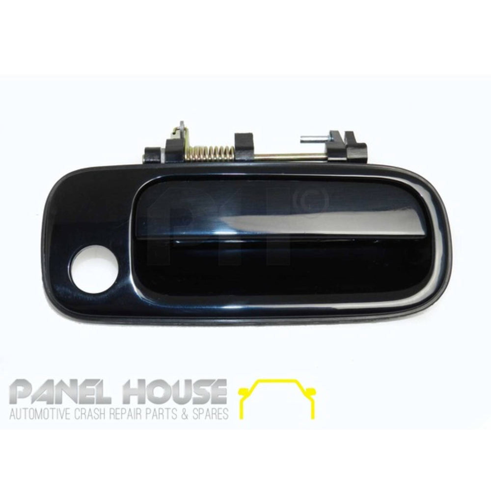 Outer Door Handles PAIR Front Black Fits Toyota Camry 10 Series 1993 - 1997