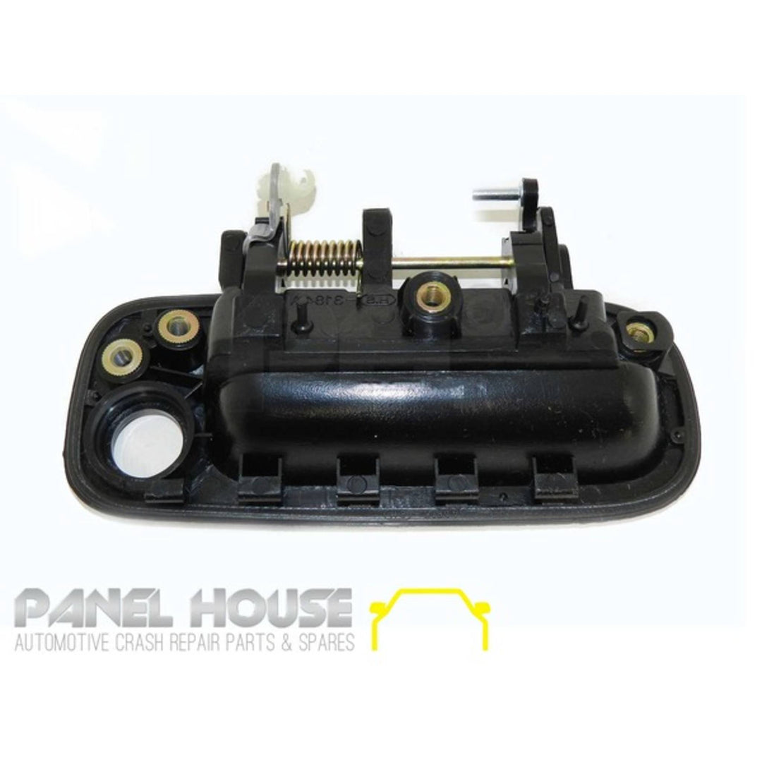 Outer Door Handles PAIR Front Black Fits Toyota Camry 10 Series 1993 - 1997