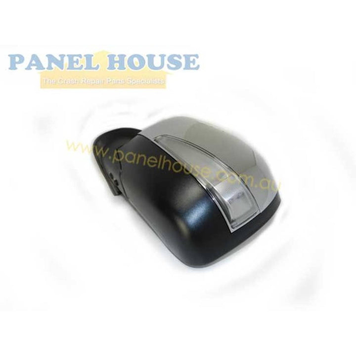 Door Mirror Blinker Left Chrome Electric AUTO FOLD fits Isuzu D-MAX DMAX 08-12