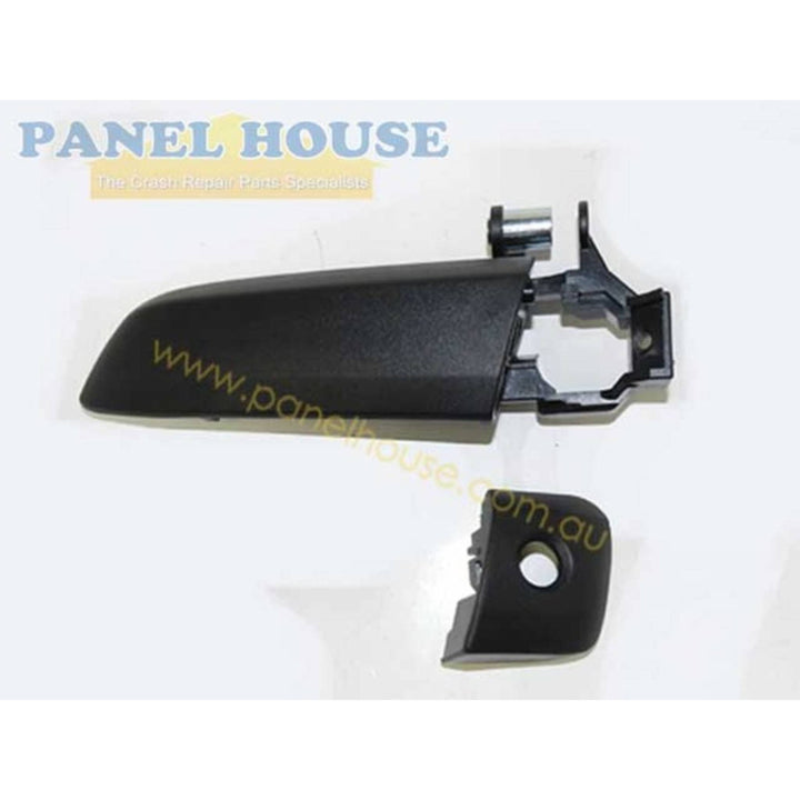 Outer Door Handles PAIR Front Black Fits Toyota Hiace 2005 - 2013