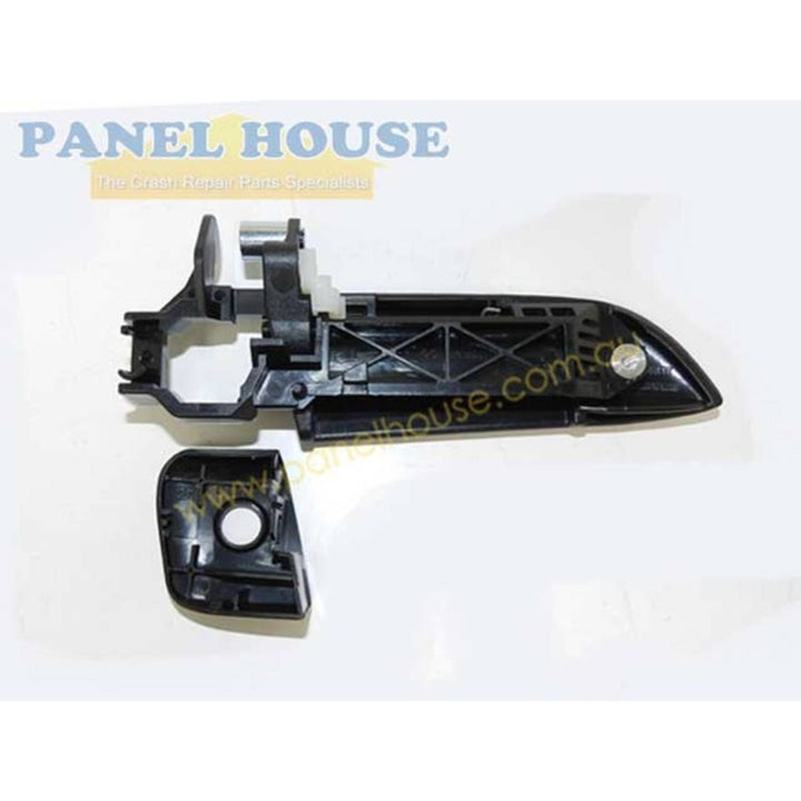 Outer Door Handles PAIR Front Black Fits Toyota Hiace 2005 - 2013