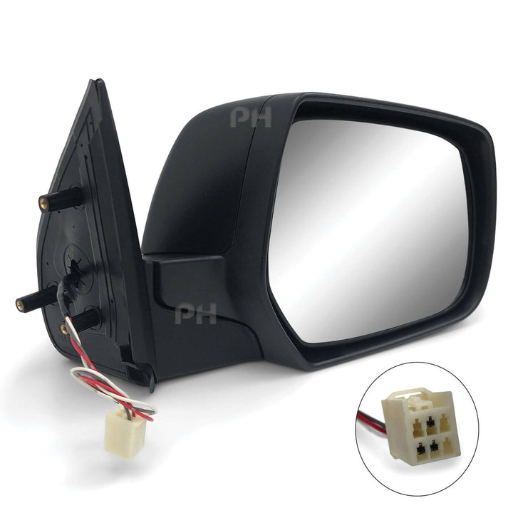 Door Mirrors PAIR Black Electric fits Mazda BT50 06-11 & Ford Ranger PJ PK 06-11