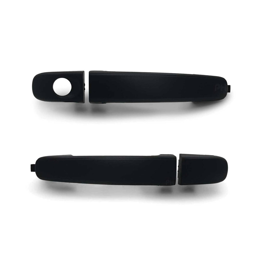 Outer Door Handles PAIR Front Black fits Ford Ranger PX 2011 - 2022