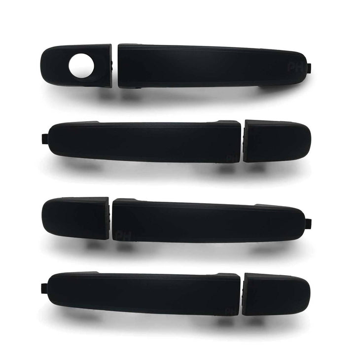 Outer Door Handle SET Black fits Ford Ranger PX 2011 - 2022