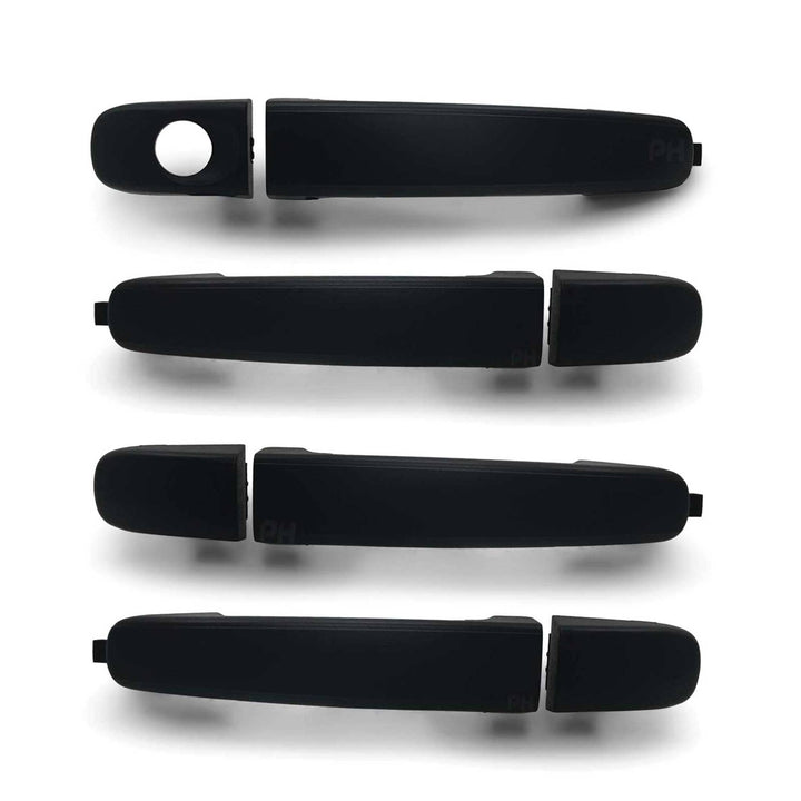 Outer Door Handle SET Black fits Mazda BT50 2011 - 2020