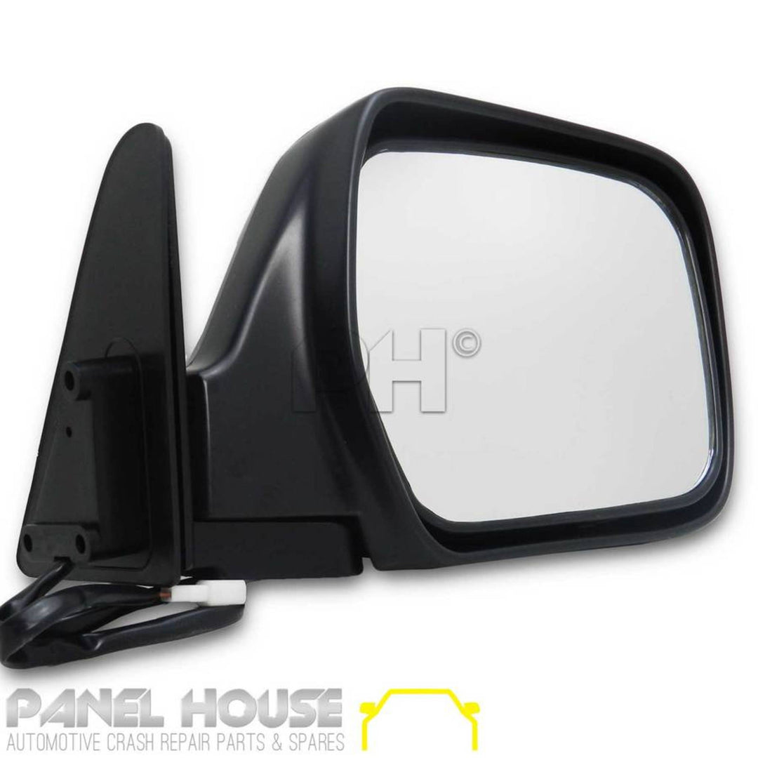 Door Mirror PAIR Black Electric Fits Toyota LandCruiser 80 Series