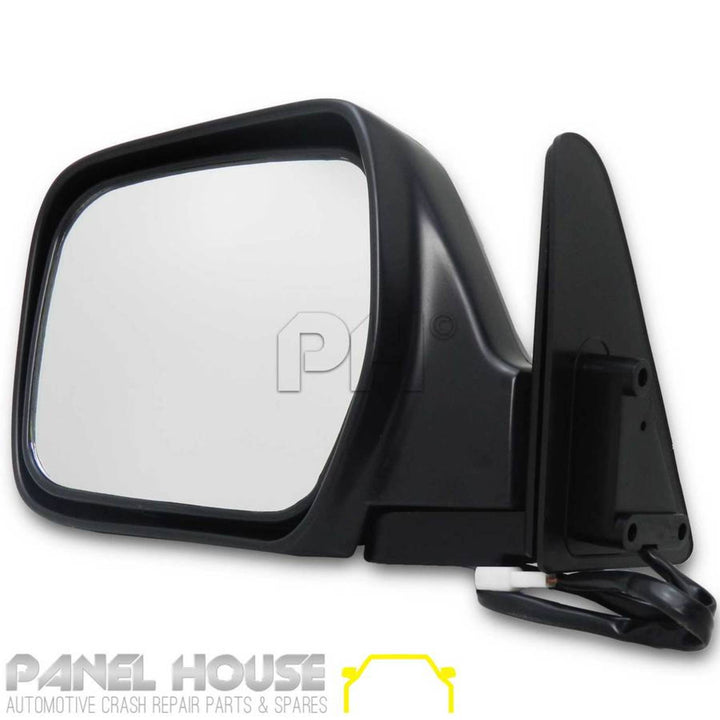 Door Mirror PAIR Black Electric Fits Toyota LandCruiser 80 Series