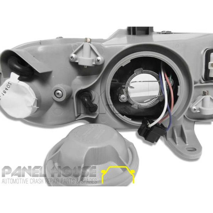 Headlights PAIR fits Holden WH Statesman 1999 - 2003
