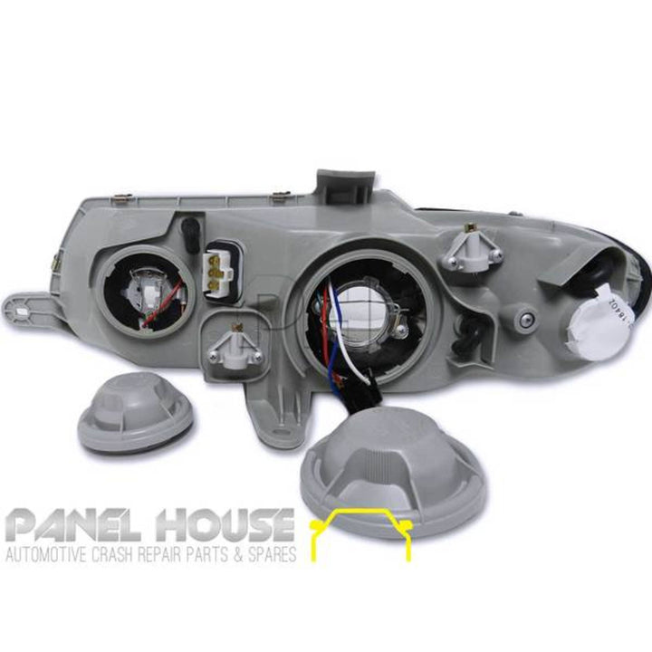 Headlights PAIR fits Holden VT Commodore 1997 - 2000