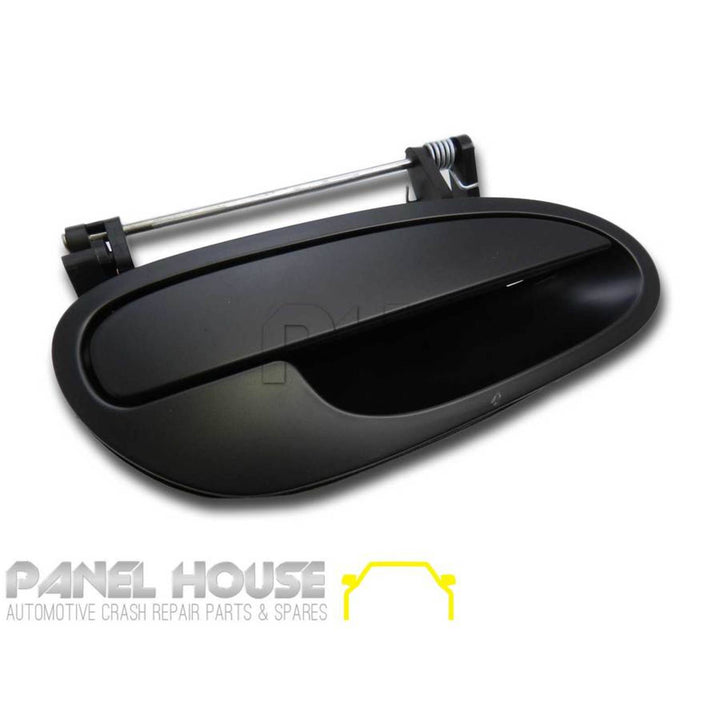 Door Handle RIGHT Rear Black Outer fits Holden Commodore VT VU VX VY VZ