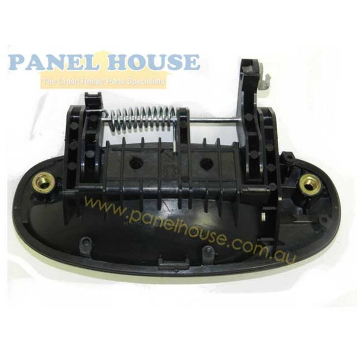 Outer Door Handle SET Front Black fits Holden Barina TK Hatch 2005 - 2011