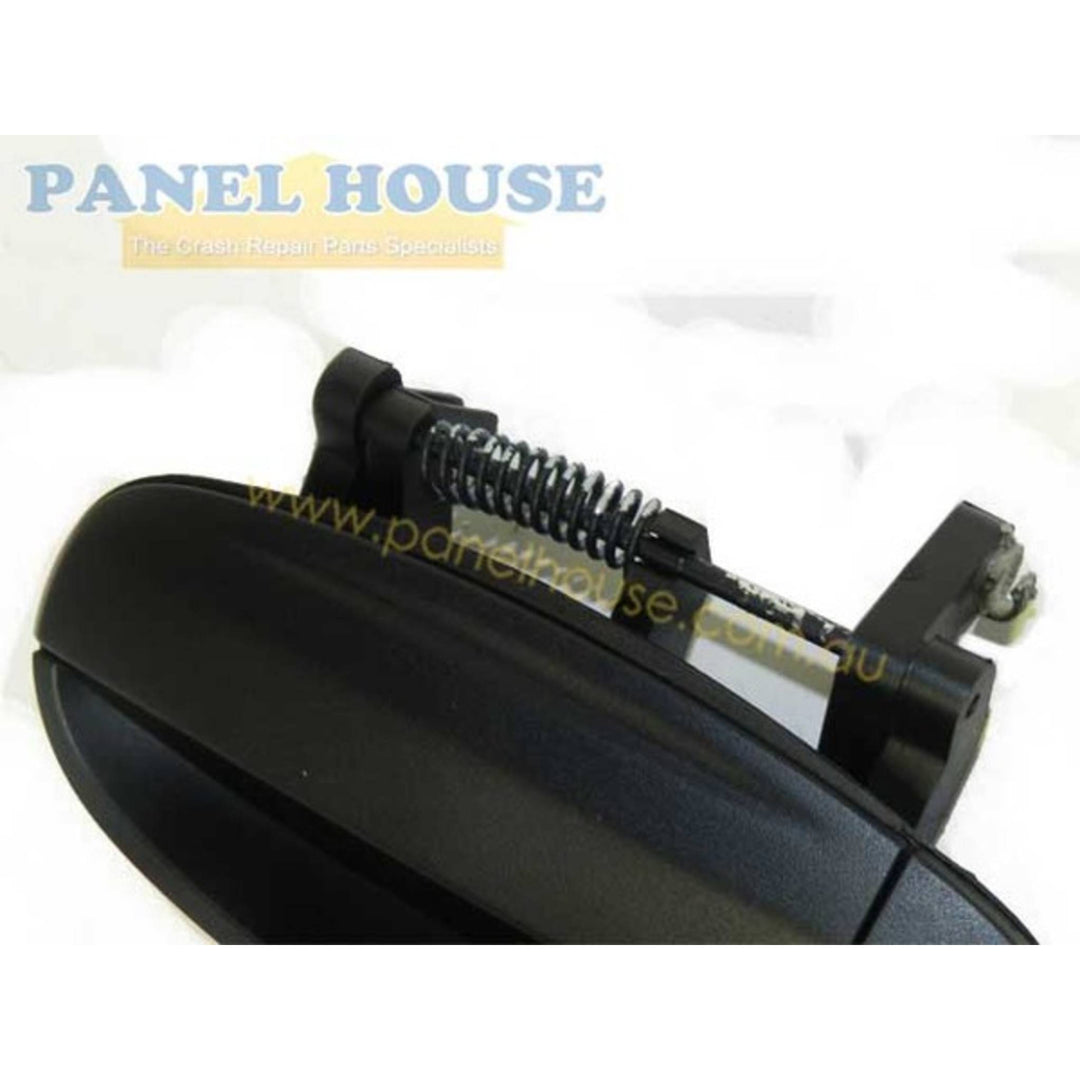 Outer Door Handle SET Front Black fits Holden Barina TK Hatch 2005 - 2011