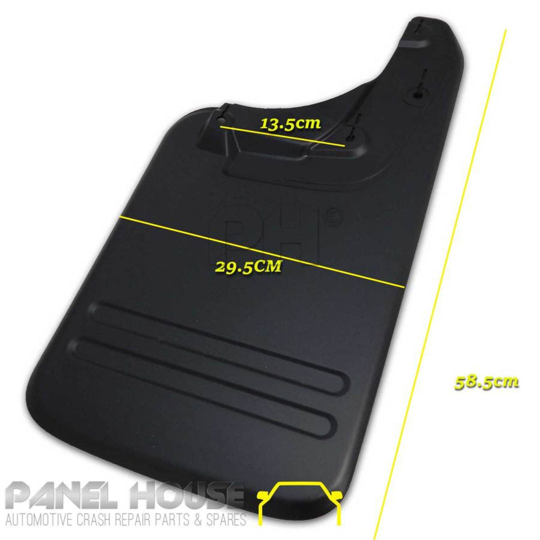Mud Flaps PAIR Rear Plastic 58cm long Fits Toyota Hilux Ute 05-14 4WD SR5