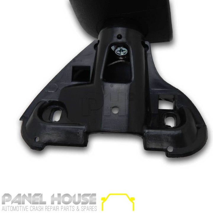 Door Mirror LEFT Black Skin Mount Door with Cap Fits Toyota Hilux 88-05
