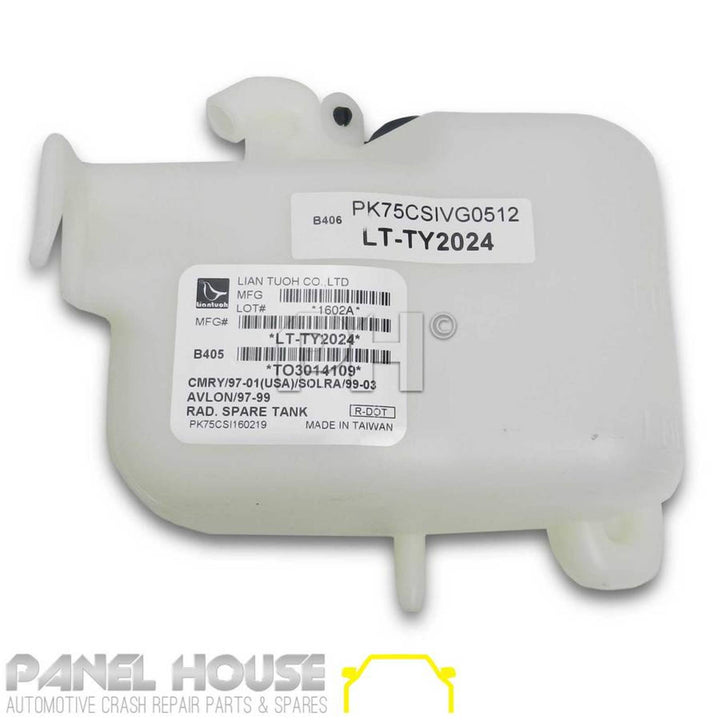 Radiator Overflow Bottle with Lid Fits Toyota Camry 20 Series 97-02